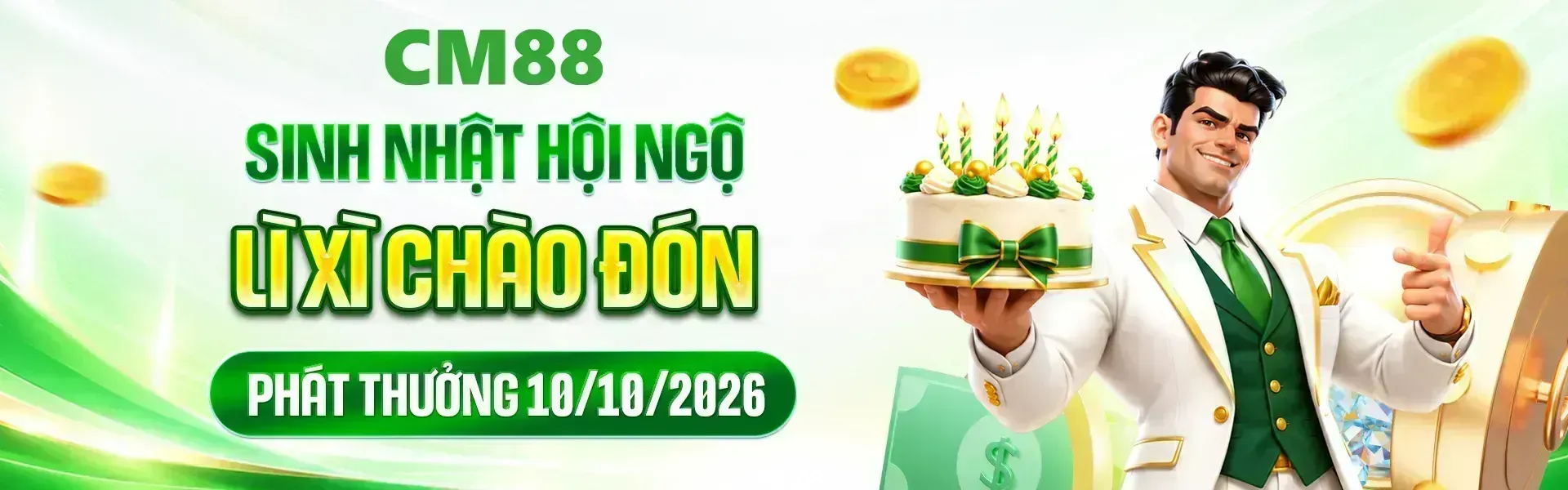 Phiên bản 2: CM88 – Nền tảng giải trí nổi bật năm 2026, ưu đãi nạp đầu 100%, tham gia ngay nhận +68K khám phá nhiều sảnh game hấp dẫn, an toàn dữ liệu, giao dịch nhanh chóng.